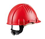 3M G3501 Series Red Hard Hat, Adjustable