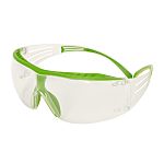 3M SecureFit 400 UV Safety Glasses, Clear Polycarbonate Lens