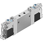 Festo 5/2 Bistable Pneumatic Solenoid Valve - Electrical M5 VUVG Series 24V dc