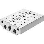 Rozvod, řada: VABM-B10 10 stanovišť NPT 1/2, materiál tělesa: Tepaná hliníková slitina Festo