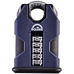 Squire Padlock Weatherproof Steel Padlock, 10mm Shackle, 55mm Body