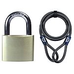 Squire Key Lock Brass Padlock, 6.35mm Shackle, 40mm Body