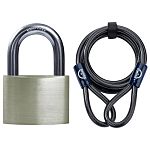 Squire Key Lock Brass Padlock, 8mm Shackle, 50mm Body