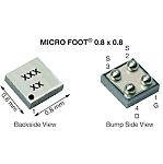 Vishay SI8818EDB N-Channel MOSFET, 2.2 A, 30 V, 4-Pin PowerPAK SI8818EDB-T2-E1