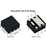 Vishay SIB4122DK N-Channel MOSFET, 5.9 A, 100 V, 7-Pin PowerPAK SIB4122DK-T1-GE3