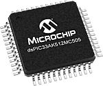 Procesador de señal digital dsPIC33AK512MC505-I/PT, 200MHZ 16bit 64 KB RAM, 512 KB Flash, TQFP 48 pines