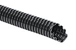 HellermannTyton Flexible Conduit, 8.5mm Nominal Diameter, Polyamide 6, Black