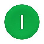 Schneider Electric Green Push Button Cap for Use with Push Button, 22mm