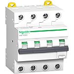 Schneider Electric RCBO, 16A Current Rating, 4P Poles, 30mA Trip Sensitivity, Type B, Acti9 Range