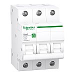 Schneider Electric Resi9 MCB, 3P, 25A Curve C, 400V AC, 6000 A Breaking Capacity