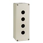 Schneider Electric Harmony XAP Series Grey Die Cast Zinc Enclosure, IP65, IK07, Flanged, Grey Lid, 80 x 220 x 77mm