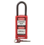 Panduit Red 1-Lock Aluminium, Steel Lockout Kit, 6.6mm Shackle