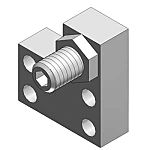 SMC Shock Absorber Accessories, MXQ-BT20L, 20mm Thread Size
