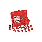 Panduit Red 6-Lock Lockout Kit, 25mm Shackle