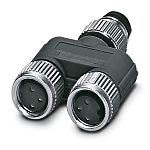 Phoenix Contact Distribution Block, 3 Way, 4A, 30 V, Black Metallic