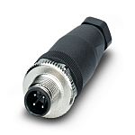 Phoenix Contact Circular Connector, 4 Contacts, Screw Mount, M12 Connector, Plug, Male, IP67, SACC-M12MS-4CON-PG 7-M