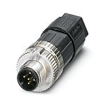 Phoenix Contact Circular Connector, 5 Contacts, Plug-In, M12 Connector, Plug, Male, IP65, IP67, SACC Series