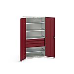 2 Door, 3 Drawer Sheet Steel Cupboard, 1050 x 550 x 2000mm
