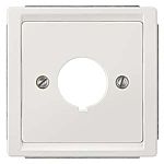 Siemens Metallic Silver 1 Gang Cover Plate Thermoplastic Faceplate & Mounting Plate