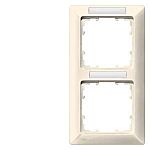 Siemens White 2 Gang Frame