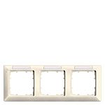Siemens White 3 Gang Frame