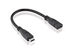 Roline USB 3.2, Male USB C to Female USB C, 150mm
