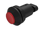 EAO Series 09 Series Push Button Switch, Momentary, Panel Mount, 30mm Cutout, 1 NO, 12 → 48V dc, IP67