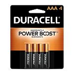 Baterie AAA 1.5V Alkalická na bázi oxidu manganičitého plochý přívod MN2400 Duracell