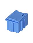 Licefa 1 Cell Blue SB Compartment Box, 21mm x 21.8mm x 29.4mm