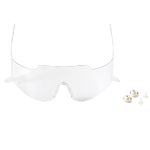 Skytec Polycarbonate Clear Safety Glasses, Hard Hats