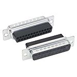 L-Com C&P 25 Way Through Hole D-sub Connector Plug