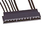 Molex 1728 Series Vertical Edge Connector, Edge Mount, 8-Contacts, 3.96mm Pitch