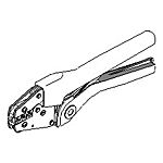 Molex 6400 Hand Crimp Tool-64001-0600 Hand Hand-Piece for Crimping