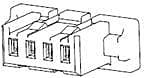 Molex, 104128 Female Connector Housing, 1mm Pitch, 5 Way, 1 Row