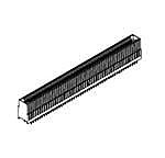 Molex 1706 Series Vertical Edge Connector, Edge Mount, 294-Contacts, 0.8mm Pitch, Through Hole Termination