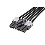 Molex 6 Way Female Mini-Fit TPA2 to 6 Way Female Mini-Fit TPA2 Wire to Board Cable Assembly, 1m