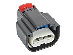 Molex, 160073 Automotive Connector Receptacle Grey Cable Mount 3 Way, Crimp Termination 160073-3112