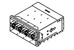 Molex zSFP+ I/O Connector Receptacle 8-Port 160-Position, 171224-4011