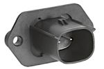 Molex, 19428 Header Plug Black Through Hole 2 Way, Solder Termination 19428-0009