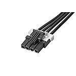 Molex 4 Way Female Mini-Fit TPA2 to 4 Way Female Mini-Fit TPA2 Wire to Board Cable Assembly, 1m