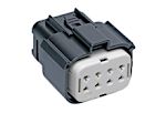 Molex, 19418 Connector Housing Receptacle Black Cable Mount 8 Way, Crimp Termination 19418-0023