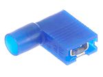 Molex, 19164 Closed End Crimp Quick Disconnect Terminal, Blue, Insulated, Tin 16 → 14 AWG