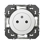 Legrand 6003 White Plug Socket, 2 Poles, 16A, Indoor Use