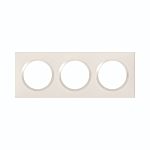 Legrand White 3 Gang Cover Plate Plastic Faceplates & Mounting Plates