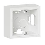 Legrand 6000 White Aluminium Back Boxes, IP44, Flush Mount Mount, 1 Gangs, 48.5 x 88mm