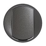Legrand Black Push Button Light Switch, 2 Way, 1 Gang, 0679