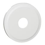 Pin & Socket Contacts White Female 1 Outlet TV Aerial Connector, Flush Mount