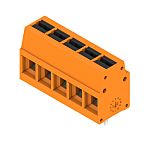 Weidmüller 2786560000 Series PCB Terminal Block, 5-Contact, 5mm Pitch, Push-In, 1-Row, Solder Termination