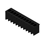 Weidmüller 8000072461 Series Straight Plug-In PCB Socket, 11-Contact, 1-Row, 5mm Pitch, Push In Termination