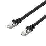 Câble Ethernet Taoglas catégorie 6a, S/FTP, Noir, Longueur 4.572m PVC, , avec connecteur Droit